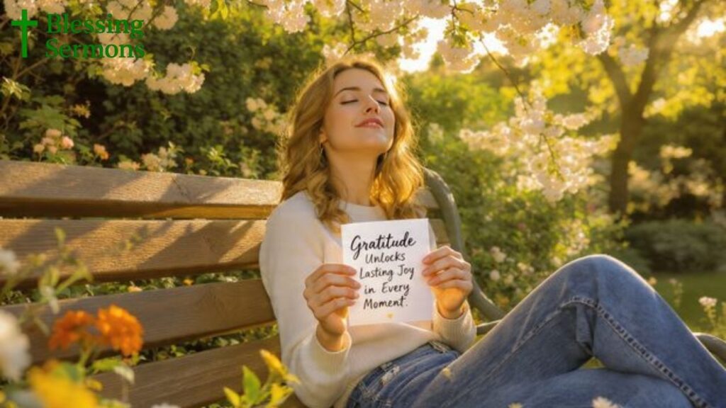 Gratitude Unlocks Lasting Joy in Every Moment
