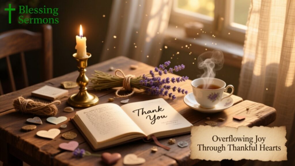 Overflowing Joy Through Thankful Hearts