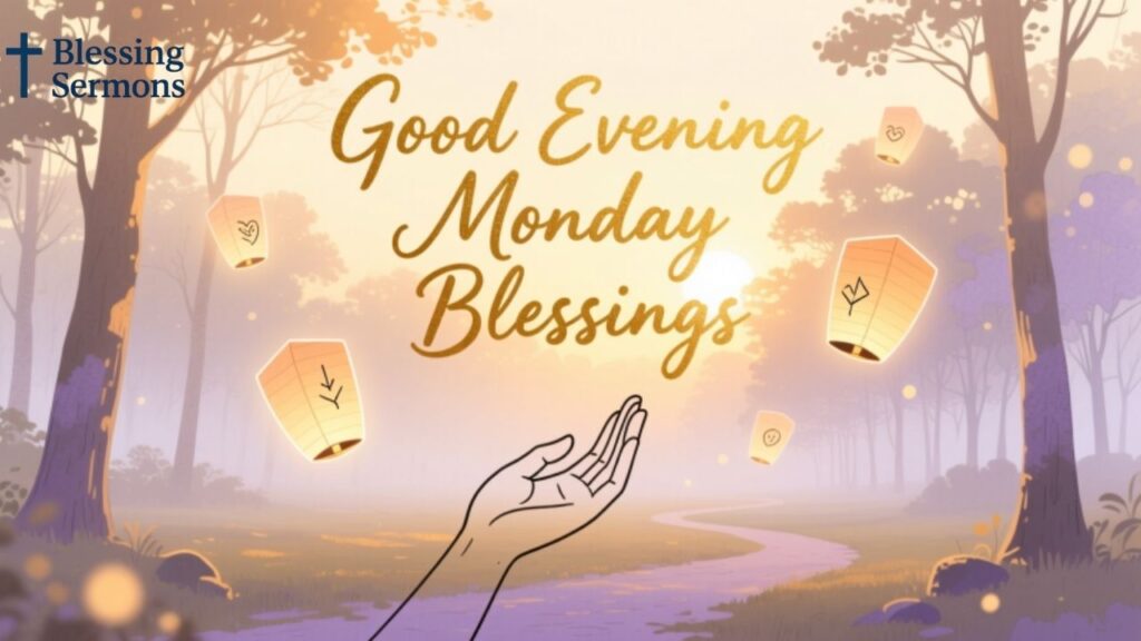 Good Evening Monday Blessings