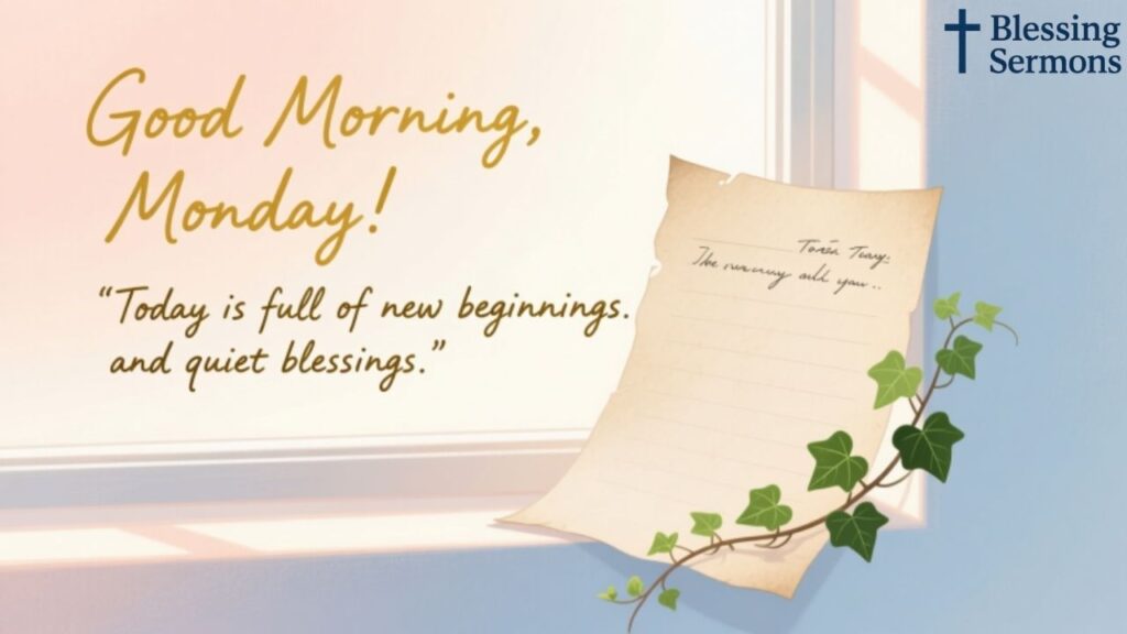 Short Positive Monday Blessings Quotes