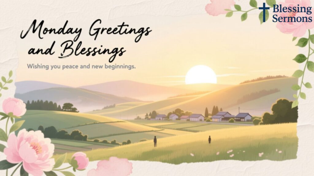 Monday Greetings and Blessings