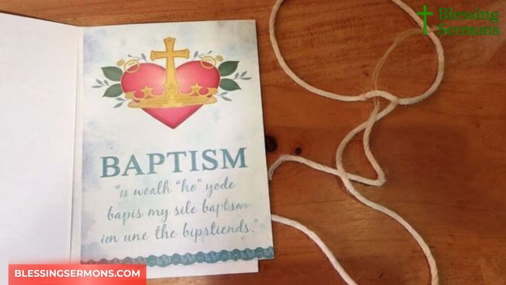 Where and How to Include a Bible Verse in a Baptism Card