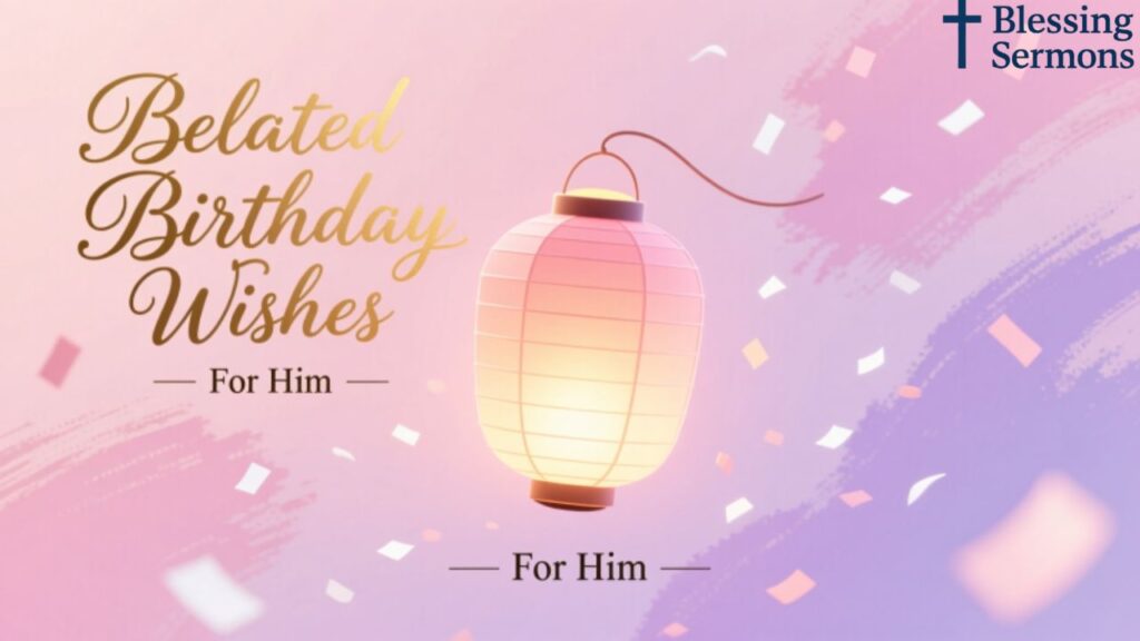 Beautiful Belated Birthday Wishes for Him