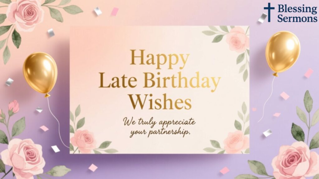 Happy Late Birthday Wishes for Clients