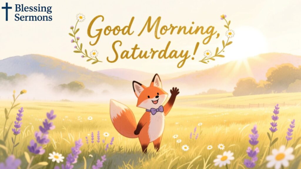 Good Morning Saturday Wishes