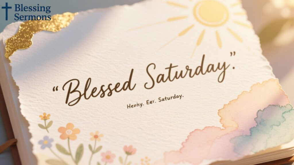 Blessed Saturday Quotes