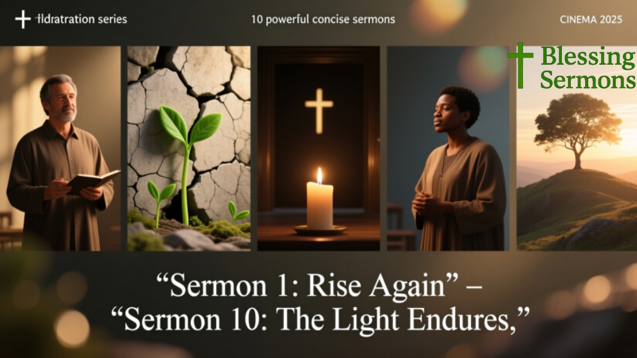10 Powerful Short Sermons to Inspire Hope, Strengthen Faith, and Uplift Your Spirit 2025