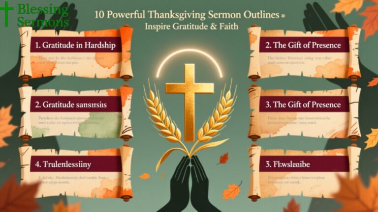 10 Powerful Thanksgiving Sermon Outlines to Inspire Gratitude & Faith