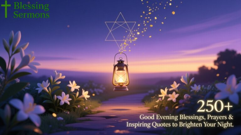 250+ Good Evening Blessings, Prayers & Inspiring Quotes to Brighten Your Night