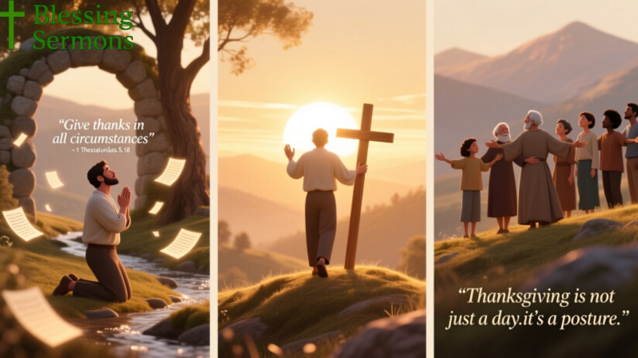 Inspiring Three Point Sermon on Thanksgiving for Today’s Believer