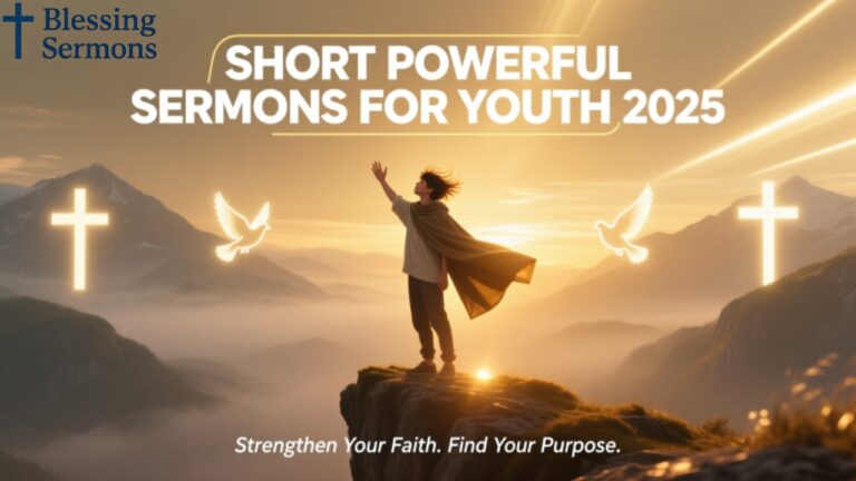 Short Powerful Sermons for Youth 2025 to Strengthen Faith and Inspire Purpose 