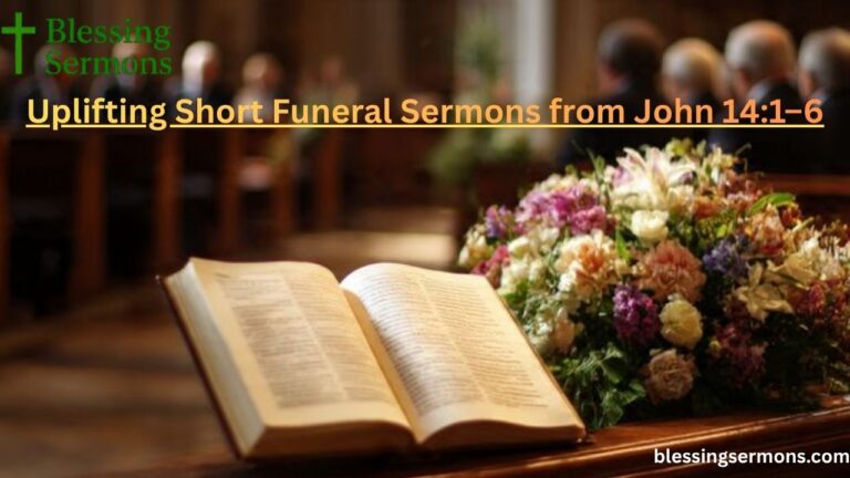 Uplifting Short Funeral Sermons from John 14:1–6