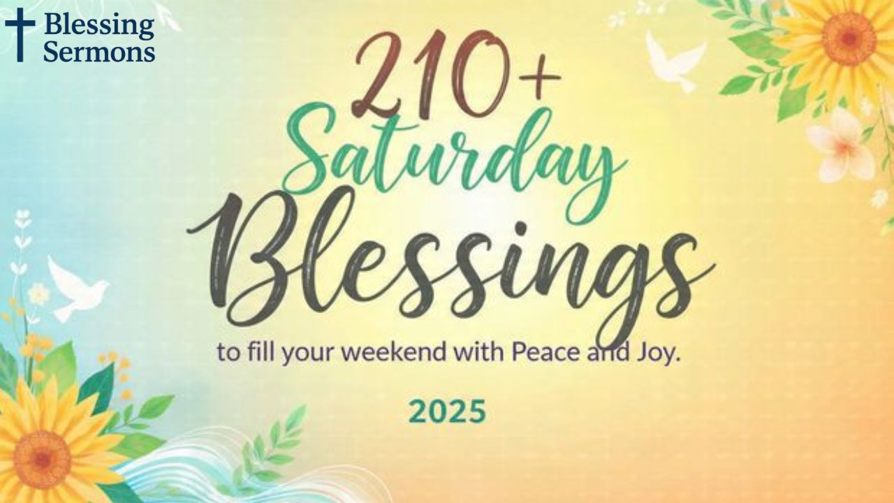 Saturday Blessings